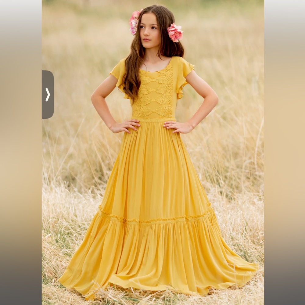 Joyfolie Viola  Dress in Mustard